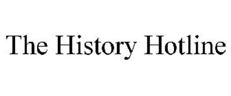 THE HISTORY HOTLINE