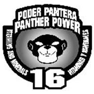 PODER PANTERA PANTHER POWER VITAMINS AND MINERALS 16 VITAMINAS Y MINERALES
