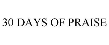 30 DAYS OF PRAISE