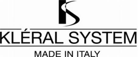 KS KLÉRAL SYSTEM MADE IN ITALY