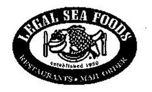 LEGAL SEA FOODS RESTAURANTS · MAIL ORDER ESTABLISHED 1950