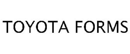 TOYOTA FORMS