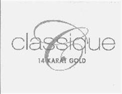 C CLASSIQUE 14 KARAT GOLD