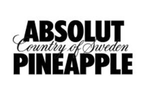 ABSOLUT COUNTRY OF SWEDEN PINEAPPLE