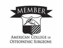 MEMBER AMERICAN COLLEGE OF OSTEOPATHIC SURGEONS