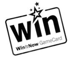 WIN WINITNOW GAMECARD