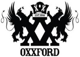 XX EST. 1916 XX OXXFORD