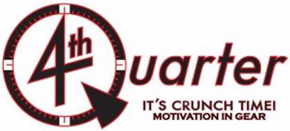 4TH QUARTER IT'S CRUNCH TIME! MOTIVATION IN GEAR