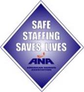 SAFE STAFFING SAVES LIVES ANA AMERICAN NURSES ASSOCIATION