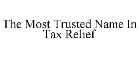 THE MOST TRUSTED NAME IN TAX RELIEF