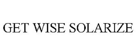 GET WISE SOLARIZE