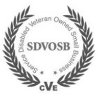 SERVICE DISABLED VETERAN OWNED SMALL BUSINESS SDVOSB CVE