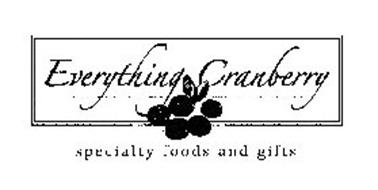EVERYTHING CRANBERRY SPECIALTY FOODS AND GIFTS
