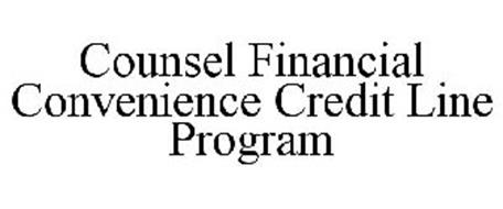 COUNSEL FINANCIAL CONVENIENCE CREDIT LINE PROGRAM