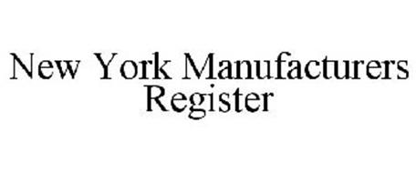 NEW YORK MANUFACTURERS REGISTER