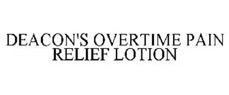 DEACON'S OVERTIME PAIN RELIEF LOTION