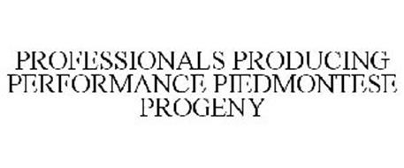 PROFESSIONALS PRODUCING PERFORMANCE PIEDMONTESE PROGENY