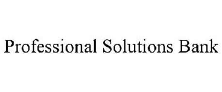 PROFESSIONAL SOLUTIONS BANK