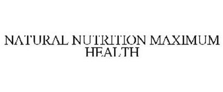 NATURAL NUTRITION MAXIMUM HEALTH