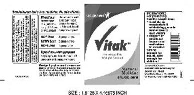 VITAK HOMEOPATHIC WEIGHT CONTROL