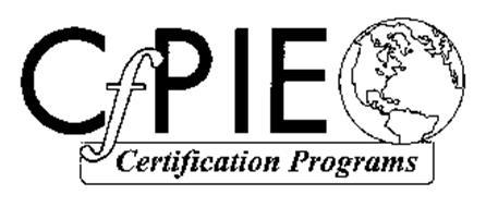 CFPIE CERTIFICATION PROGRAMS
