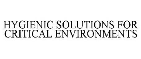 HYGIENIC SOLUTIONS FOR CRITICAL ENVIRONMENTS