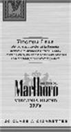 MARLBORO VIRGINIA BLEND 100'S MENTHOL 20 CLASS A CIGARETTES VIRGINIA LEAF. 400 YEARS AGO PERFECTED IN VIRGINIA - NOW GROWN AROUND THE WORLD. TODAY, WE BLEND CRISP, MELLOW VIGINIA TOBACCOS AND COOL MENTHOL FOR A REFRESHING FINISH. FINE TOBACCOS