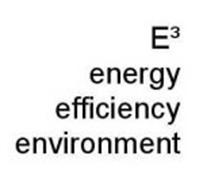 E3 ENERGY EFFICIENCY ENVIRONMENT