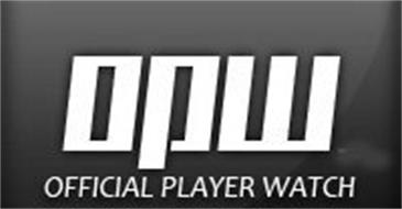 OPW OFFICIAL PLAYER WATCH