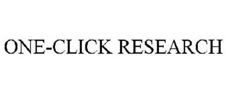ONE-CLICK RESEARCH