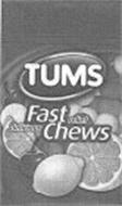 TUMS FAST RELIEF DELICIOUS CHEWS