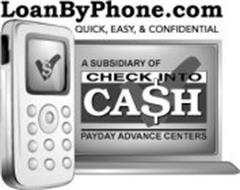 LOANBYPHONE.COM QUICK EASY & CONFIDENTIAL A SUBSIDIARY OF CHECK INTO CASH PAYDAY ADVANCE CENTERS