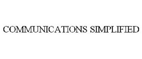 COMMUNICATIONS SIMPLIFIED