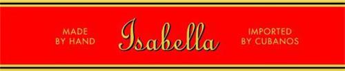 ISABELLA MADE BY HAND IMPORTED BY CUBANOS