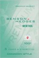 BENSON & HEDGES MENTHOL 100S PREMIUM QUALITY BH PREMIUM BH 25 CLASS A CIGARETTES CANADIAN STYLE