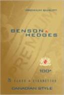 BENSON & HEDGES 100S PREMIUM QUALITY BH PREMIUM BH 25 CLASS A CIGARETTES CANADIAN STYLE