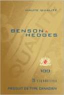 BENSON & HEDGES 100 HAUTE QUALITÉ BH QUALITÉ BH 25 CIGARETTES PRODUIT DE TYPE CANADIEN