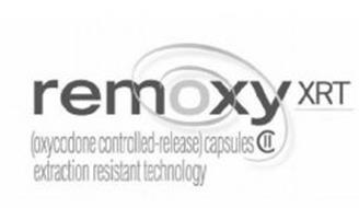 REMOXY XRT (OXYCODONE CONTROLLED-RELEASE) CAPSULES EXTRACTION RESISTANT TECHNOLOGY