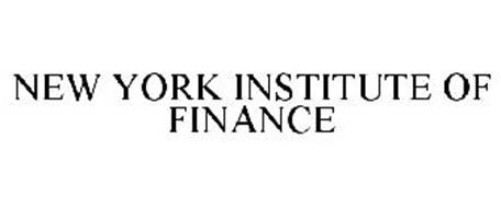 NEW YORK INSTITUTE OF FINANCE