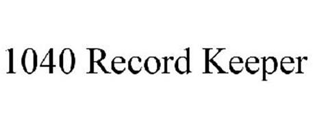 1040 RECORD KEEPER