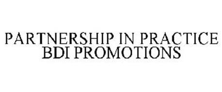 PARTNERSHIP IN PRACTICE BDI PROMOTIONS