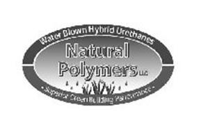 WATER BLOWN HYBRID URETHANES NATURAL POLYMERS LLC · SUPERIOR GREEN BUILDING PERFORMANCE ·