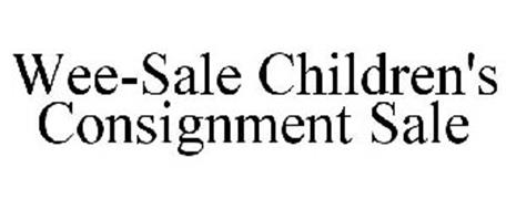 WEE-SALE CHILDREN'S CONSIGNMENT SALE