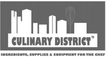 CULINARY DISTRICT INGREDIENTS, SUPPLIES & EQUIPMENT FOR THE CHEF