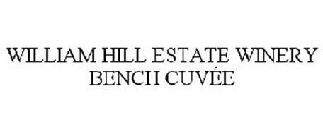WILLIAM HILL ESTATE WINERY BENCH CUVÉE