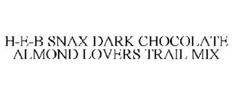 H-E-B SNAX DARK CHOCOLATE ALMOND LOVERS TRAIL MIX