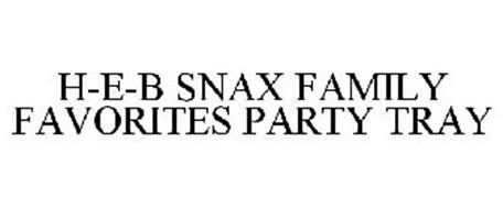H-E-B SNAX FAMILY FAVORITES PARTY TRAY