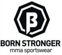 B BORN STRONGER MMA SPORTSWEAR