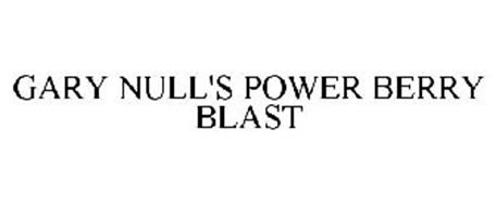 GARY NULL'S POWER BERRY BLAST