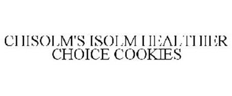CHISOLM'S ISOLM HEALTHIER CHOICE COOKIES